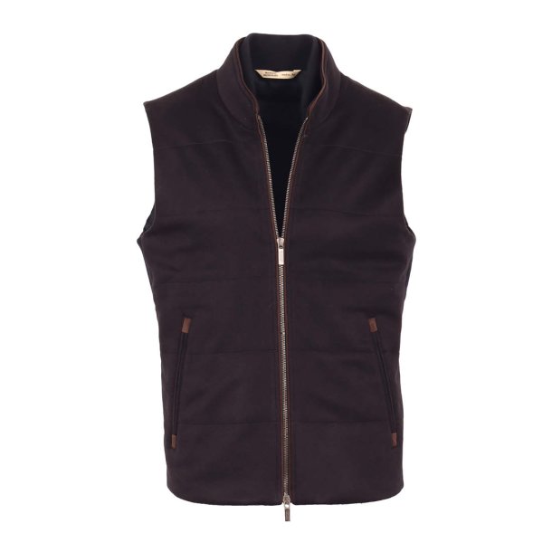 MAURIZIO BALDASSARI Vest Arena Cashmere Dark Navy