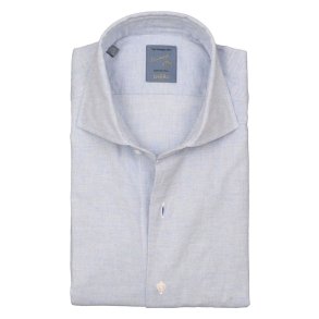 BARBA Skjorte Dandylife Twill Lys Bl