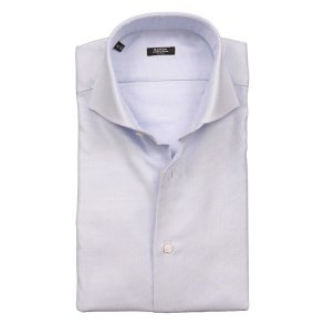BARBA Skjorte Twill Lysebl�  