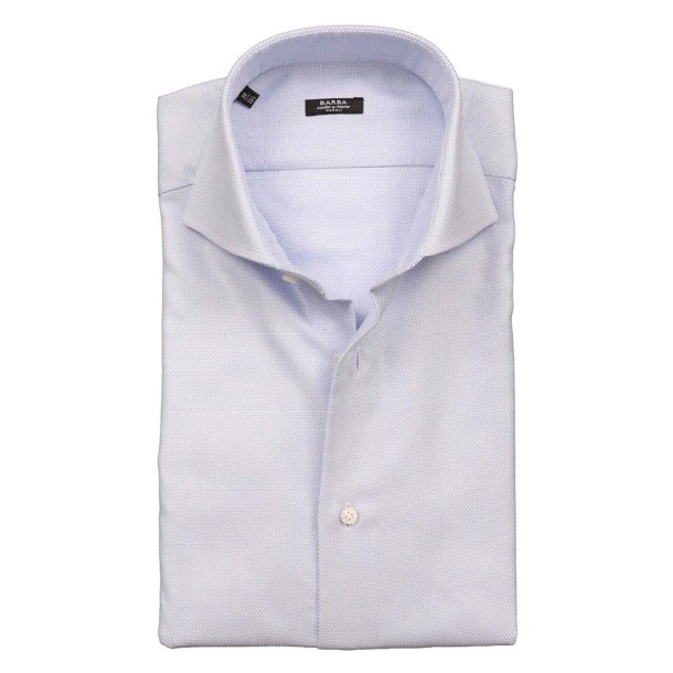 BARBA Skjorte Twill Lysebl�  