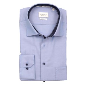 ETERNA Skjorte Modern Fit Twill Kontrast Bl�