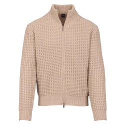 FEDELI Cardigan Struktur Beige