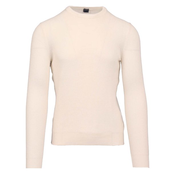 FEDELI Strik Ibiza Supima Cotton Hvid