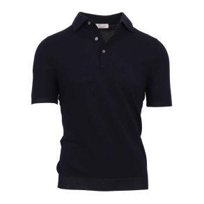 GRAN SASSO Polo One Piece Collar Navy