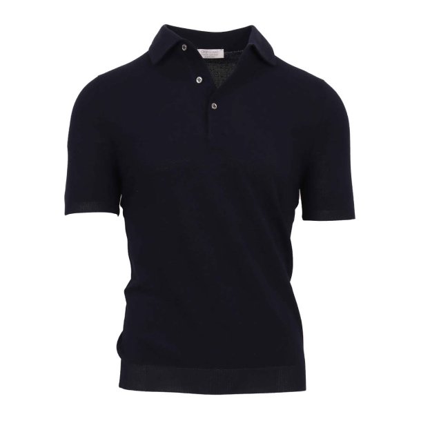 GRAN SASSO Polo One Piece Collar Navy 50 / M