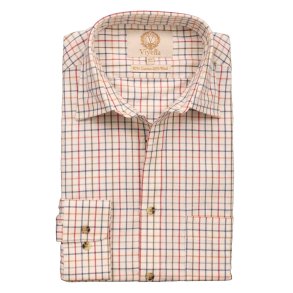 Viyella Skjorte Tattersall Plum