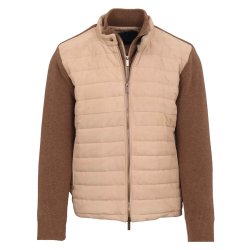 PAUL &amp; SHARK Jakke Hybrid Aqualeather Beige | Brun