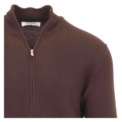 GRAN SASSO Cardigan Struktur Espresso 