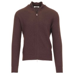 GRAN SASSO Cardigan Struktur Espresso 