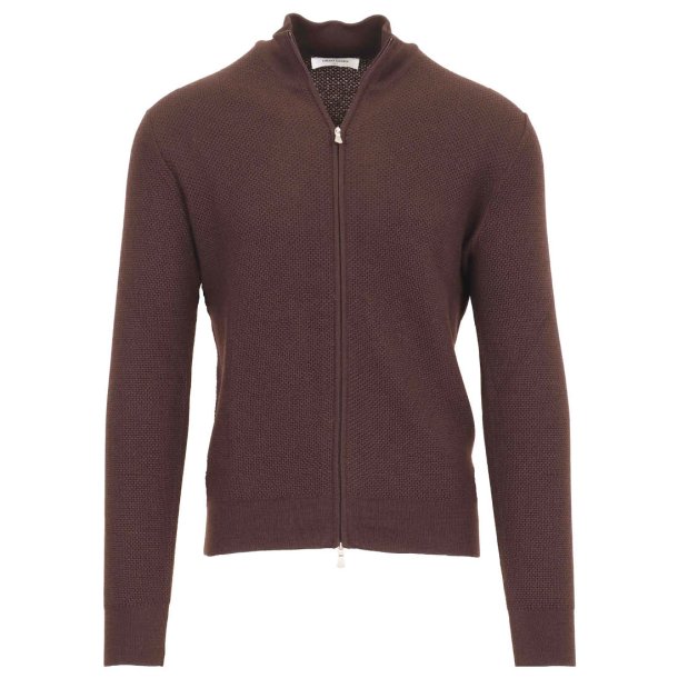 GRAN SASSO Cardigan Struktur Espresso 