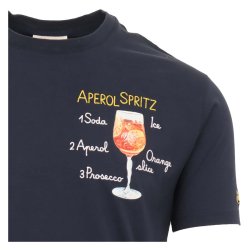 MC2 SAINT BARTH T-Shirt Aperol Spritz Navy