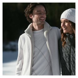 GAN SASSO Strik Harlekin Creme