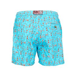 MC2 SAINT BARTH Badeshorts Aperol Turkis