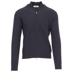 GRAN SASSO Cardigan Struktur Navy