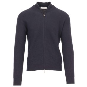 GRAN SASSO Cardigan Struktur Navy