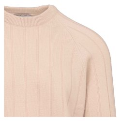 GRAN SASSO Strik Struktur Strib Creme