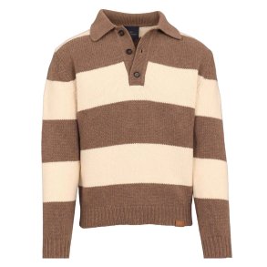 PAUL & SHARK Rugger Brun | Hvid