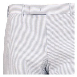 PT TORINO Chinos Seersucker Stribet Hvid | Bl