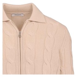 GRAN SASSO Cardigan Kabel Creme
