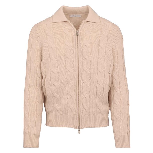 GRAN SASSO Cardigan Kabel Creme
