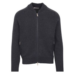 GRAN SASSO Cardigan Super Geelong M�rkebl�