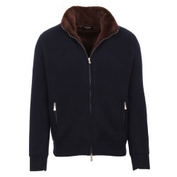 GRAN SASSO Cardigan Cashmere Navy