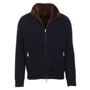 GRAN SASSO Cardigan Cashmere Navy