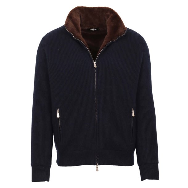GRAN SASSO Cardigan Cashmere Navy