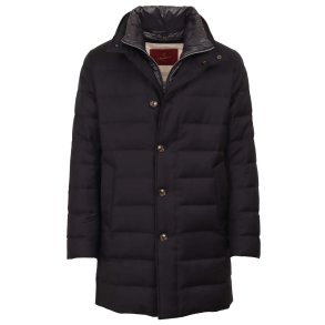 MONTECORE Frakke Uld | Dun Navy