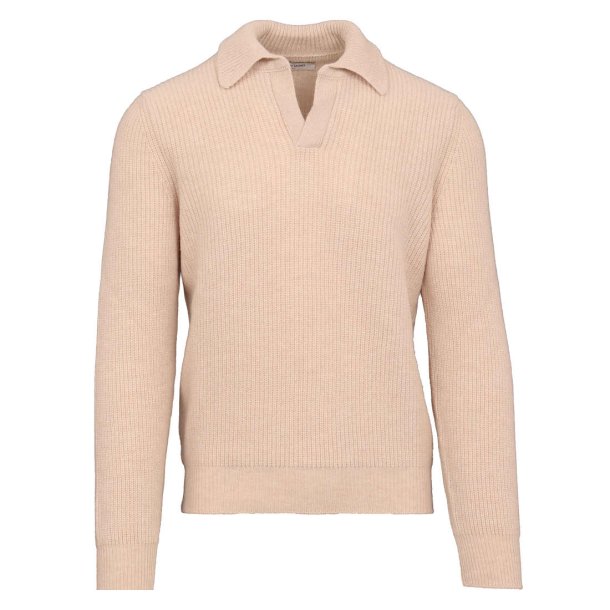 GRAN SASSO Open Collar Geelong Creme
