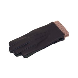 MAZZOLENI Handsker Hjorteskind Navy | Gr�n