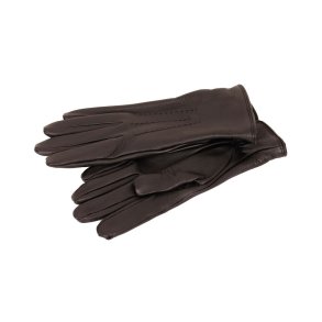 MAZZOLENI Handsker Hjorteskind Sort