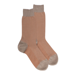 DOR DOR Strmper Caviar Bomuld Beige | Orange