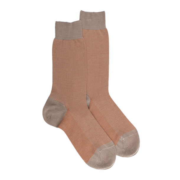 DOR DOR Strmper Caviar Bomuld Beige | Orange