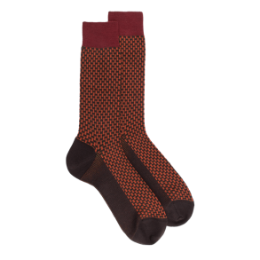 DOR DOR Strmper Jaquard Mnster Brun 