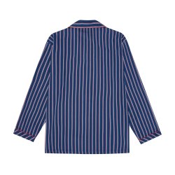 AMBASSADOR Pyjamas Rome Stribet Bl | Rd