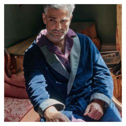 AMBASSADOR Slbrok Velour Navy