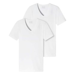 SCHIESSER  T-Shirt 2-Pack Hvid