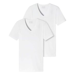 SCHIESSER  T-Shirt 2-Pack Hvid